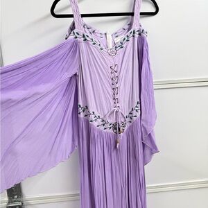 Holy Clothing Lavender Renaissance Fairy Dress